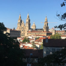 SCQ003 Vista Santiago de Compostela Original Watercolor SCQ003 Vista Santiago de Compostela Original Watercolor