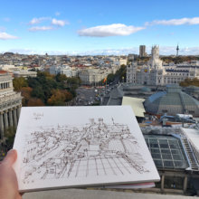 MAD002-Madrid-Centro-vista-madrid-Original-Watercolor