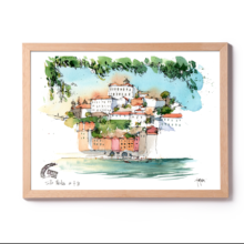 Rio-Douro-Oporto-Original-Watercolor