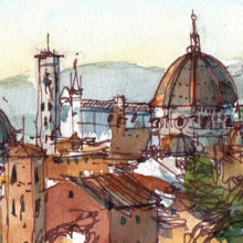 Giardino-delle-rose-firenze-Original-Watercolor2 Giardino-delle-rose-firenze-Original-Watercolor