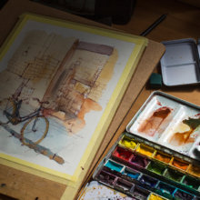 bicicleta-firenze-Original-Watercolor