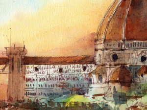 duomo-firenze-Original-Watercolor