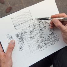 Carrer-Allada-Vermell-drawing-Barcelona-watercolor-print Carrer-Allada-Vermell-drawing-Barcelona-watercolor-print