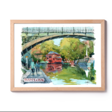 Regents-Canal-London-Original-Watercolor Regents-Canal-London-Original-Watercolor
