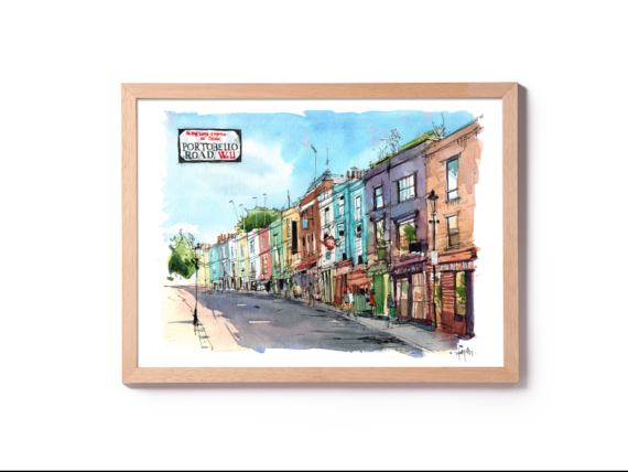 portobello-road-London-Original-Watercolor