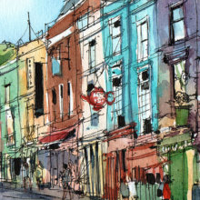 portobello-road-London-Original-Watercolor