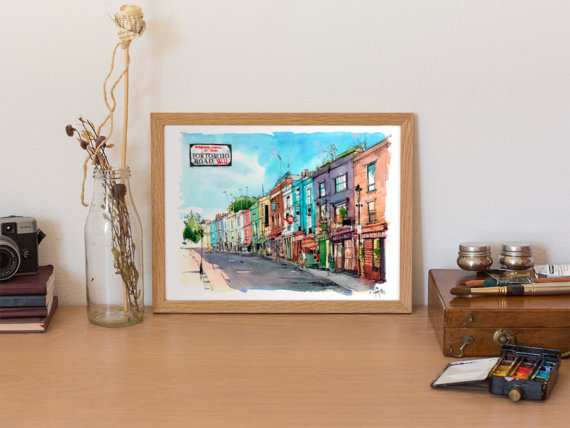 portobello-road-London-Original-Watercolor