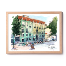 villa-sousa-alfama-lisboa-original-watercolor villa-sousa-alfama-lisboa-original-watercolor