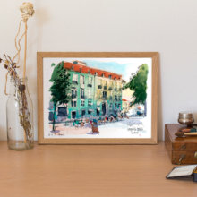 villa-sousa-alfama-lisboa-original-watercolor villa-sousa-alfama-lisboa-original-watercolor