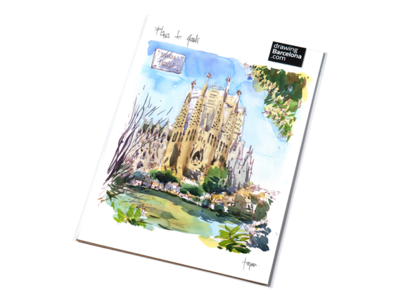 sagrada-familia-placa-de-gaudi-barcelona-print-watercolor