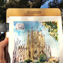 sagrada-familia-placa-de-gaudi-barcelona-print-watercolor