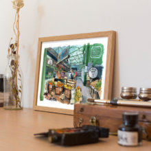 Borough-Market-London-Original-Watercolor-4