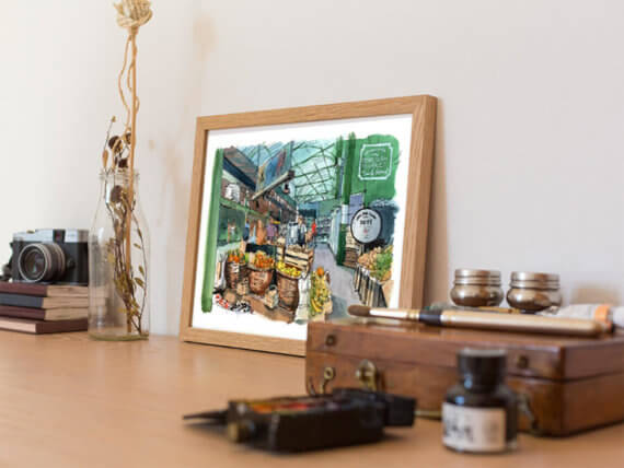 Borough-Market-London-Original-Watercolor-4