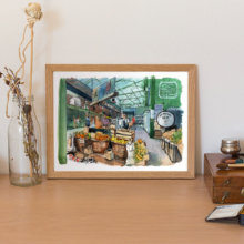 Borough-Market-London-Original-Watercolor-4