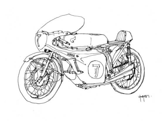 honda-rc-166-Original-motorbike-Watercolor honda-rc-166-Original-motorbike-Watercolor