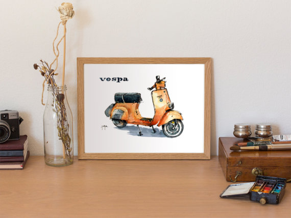 vespa-primavera-motorcylcle-watercolor-print
