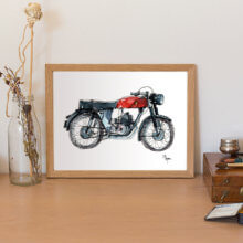 montesa-impala-motorbike -watercolor-1