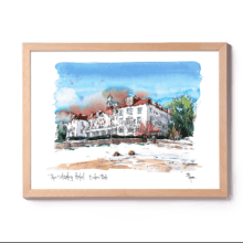 The Stanley Hotel watercolor The Stanley Hotel watercolor