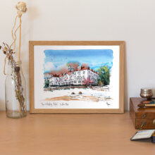 The Stanley Hotel watercolor The Stanley Hotel watercolor