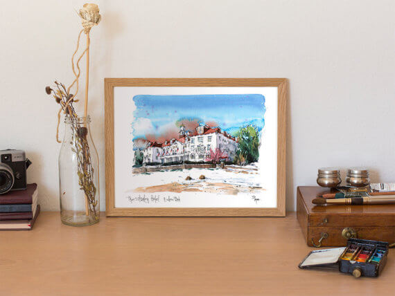 The Stanley Hotel watercolor The Stanley Hotel watercolor